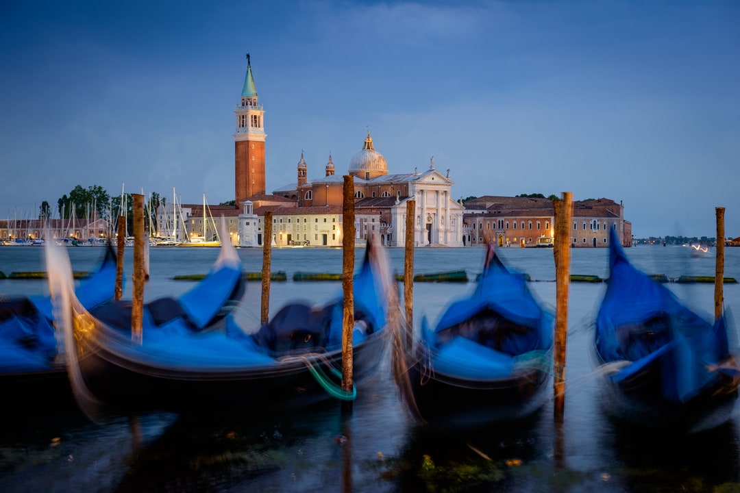 San Maggiore by Night Venice Fineart Print Wall Art