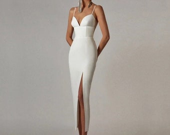 Backless Dress Bodycon Dress Bandage Runway Dress V Neck Dress Maxi Evening Dress Little Black Dress White Wedding Dress Bridesmaid Dress