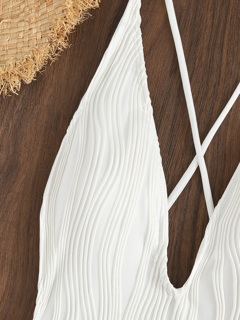 Backless Swimsuit One Piece Swimsuit Brazilian Bikini Thong Etsy