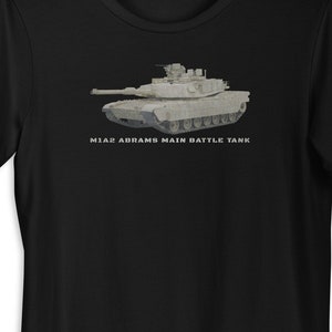 M1A2 Abrams Main Battle Tank Vintage Worn Effect t-shirt