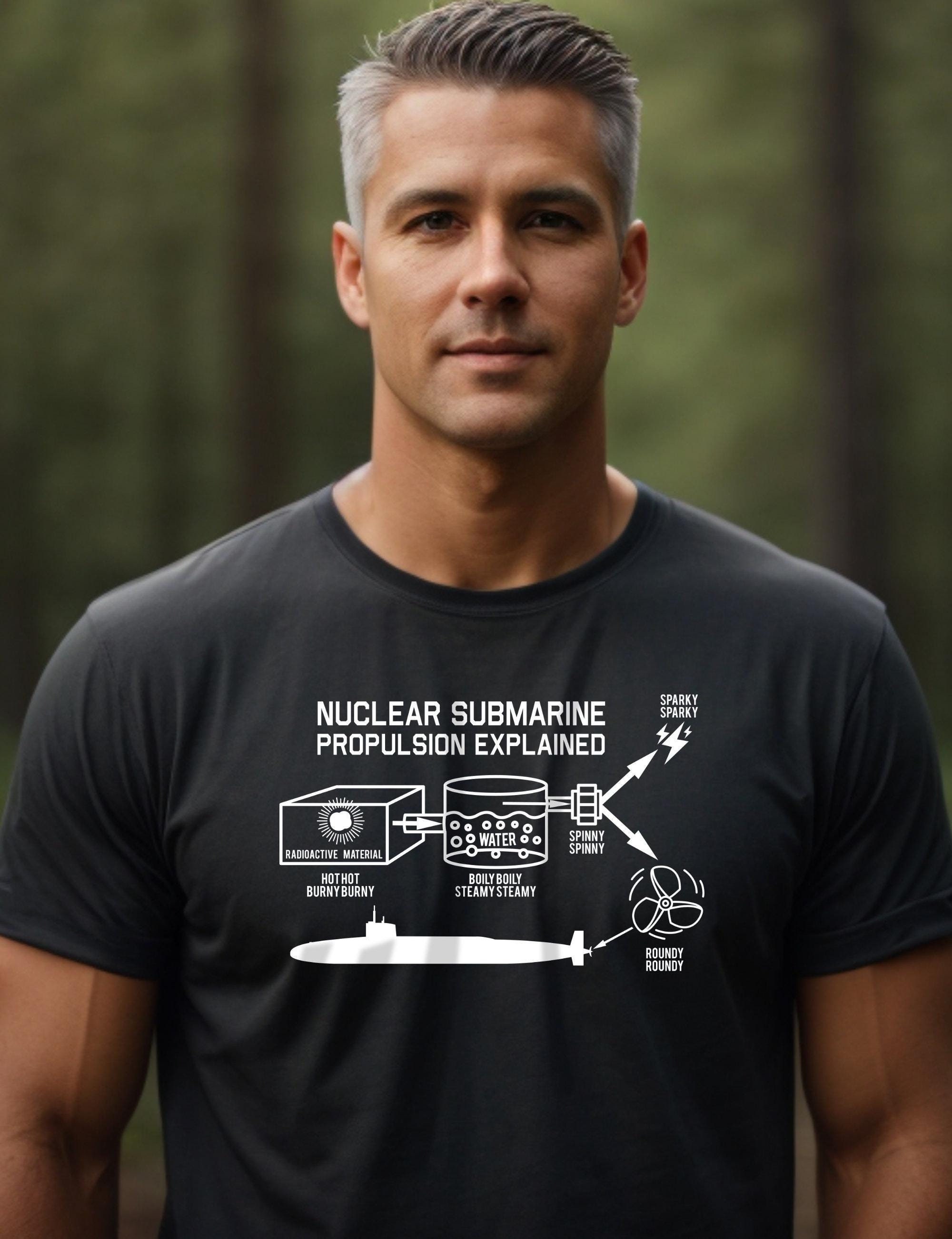 Nuclear Submarine Propulsion Funny Diagram Classic Tee - Etsy