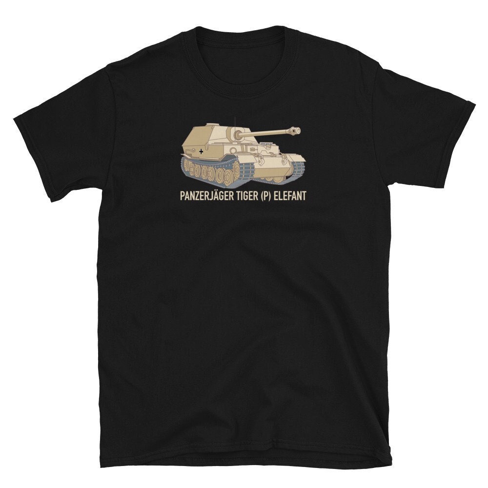 Elefant Tank Destroyer German WW2 Panzerjager Tiger P T-Shirt