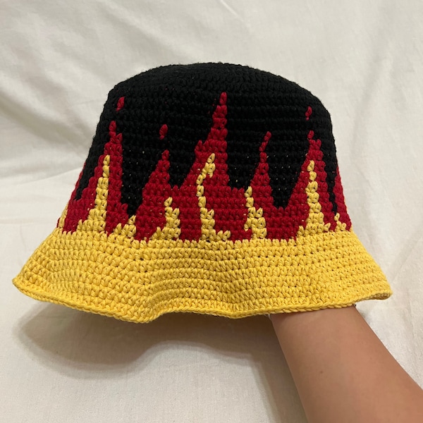 Firework Crochet Handmade bucket Hat