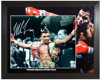 マイク・タイソン 直筆サイン写真　証明書付 マイク・タイソン 直筆サイン写真 証明書付 ボクシングヘビー級