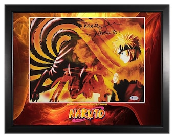 Maile Flanagan Naruto Anime Custom Framed Signed Autograph Photo BAS A