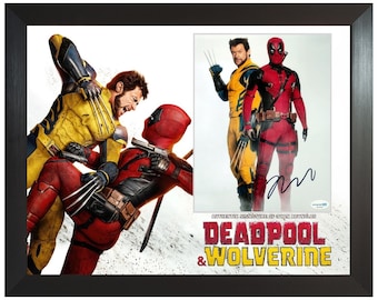 ライアン・レイノルズのオリジナルサイン入り写真 - 額入り - Etsy 日本