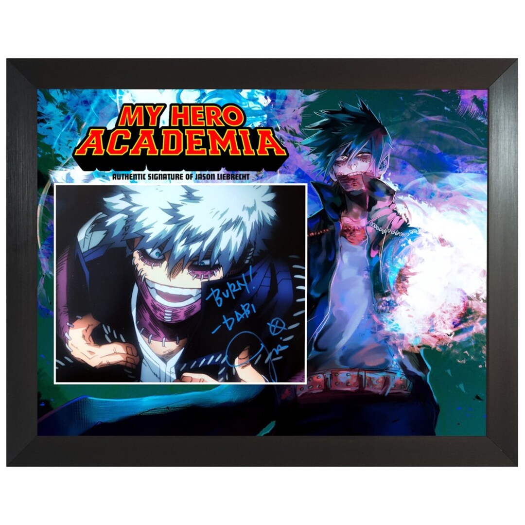 Jason Liebrecht Dabi My Hero Academia Anime Custom Framed Signed Photo COA  - Etsy, image size:1080x1080