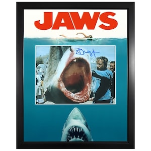 Richard Dreyfuss Jaws Actor Custom Framed Signed Autograph Photo BAS