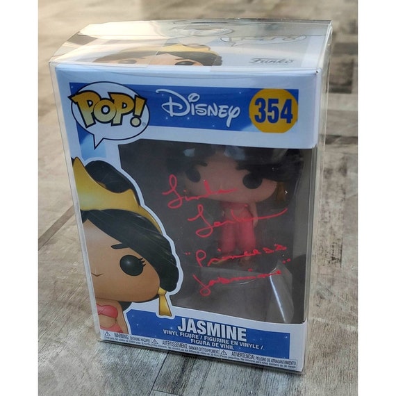 Linda Larkin Princess Jasmine Disney Aladdin Signed Autograph Funko Pop 354  ACOA 