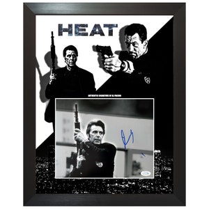 Al Pacino Heat Aktor Niestandardowa oprawiona podpisana ekspozycja zdjęć ACOA