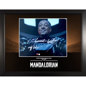 Giancarlo Esposito The Mandalorian Star Wars Custom Framed Signed Autograph Photo COA
