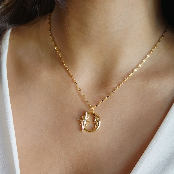 Collar Tous Collar Luna Y Estrella En Oro Para Mujer Diseño