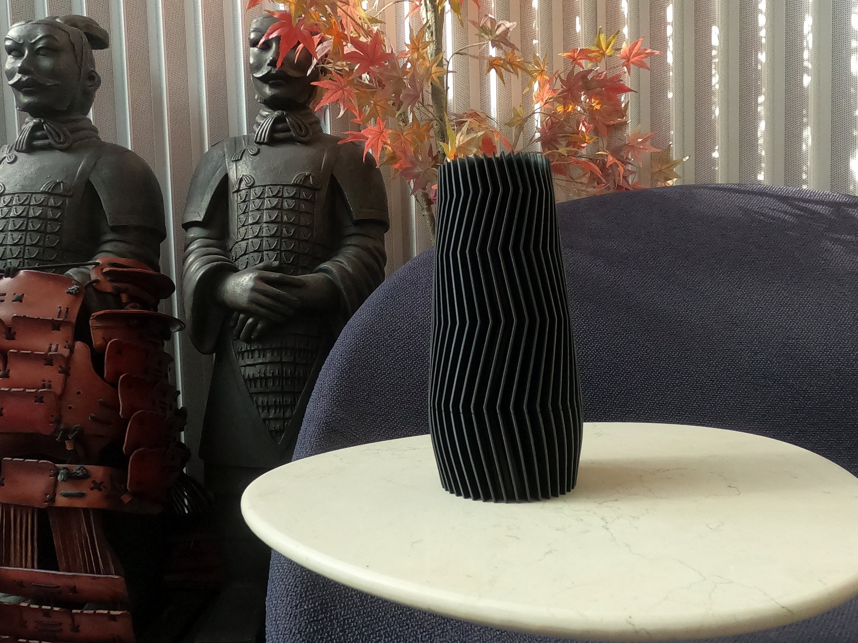 Vase New York - Décoration Minimaliste, Vase à Fleurs Séchées Cadeau Original Pour Elle