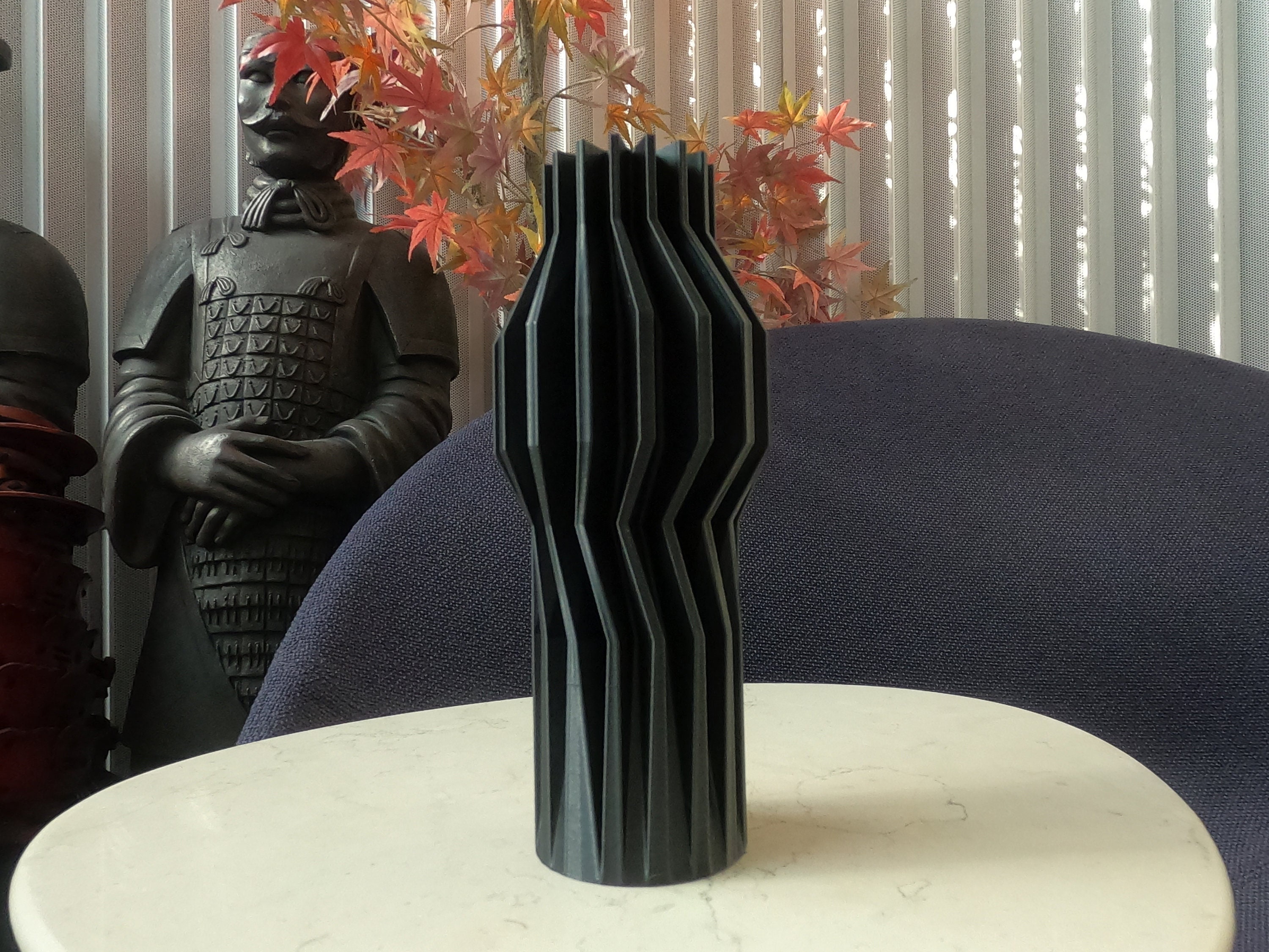 Vase Dubai - Décoration Minimaliste, Vase à Fleurs Séchées Cadeau Original Pour Elle