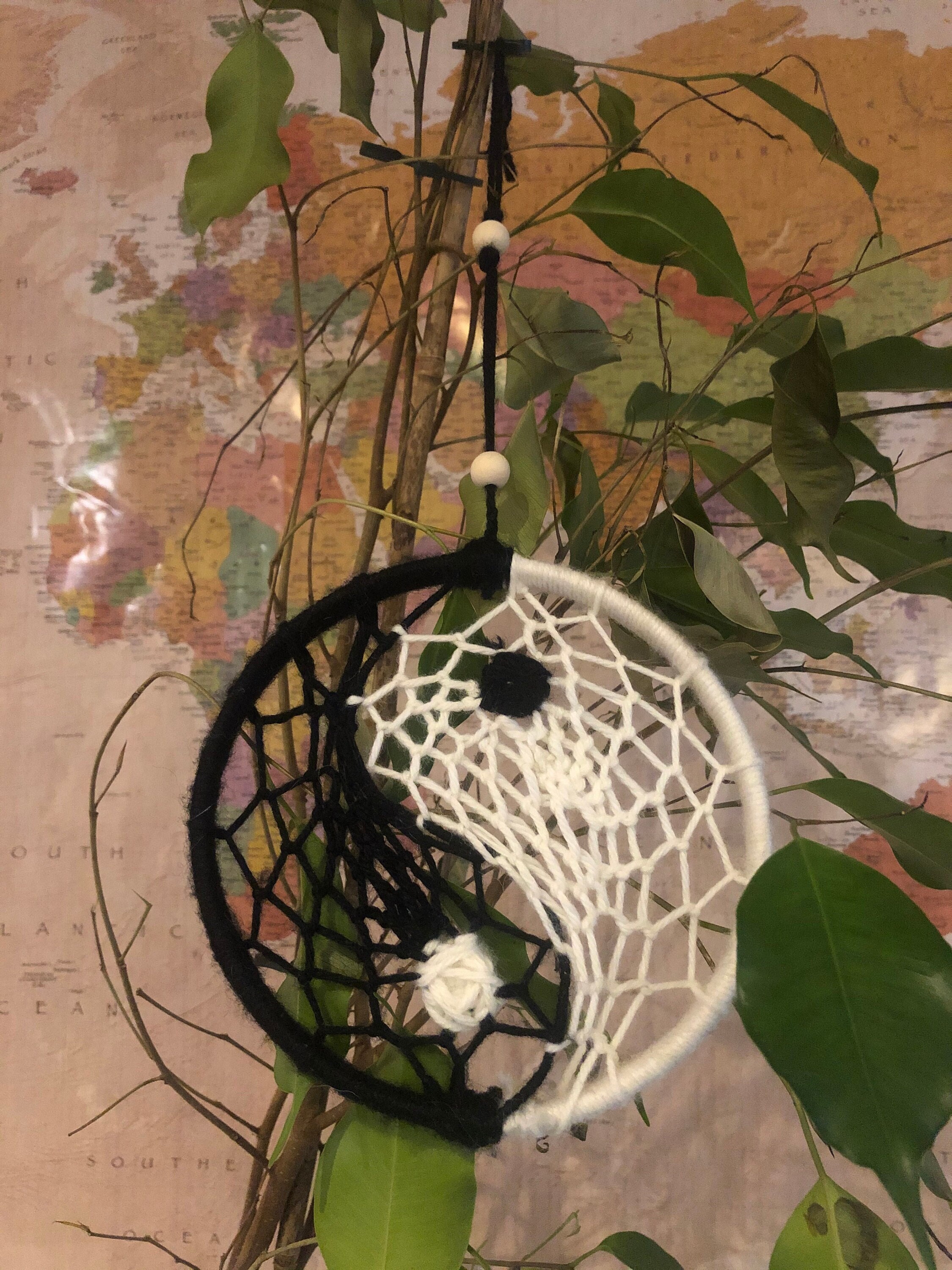 Attrape Rêve Yin Yang Laine