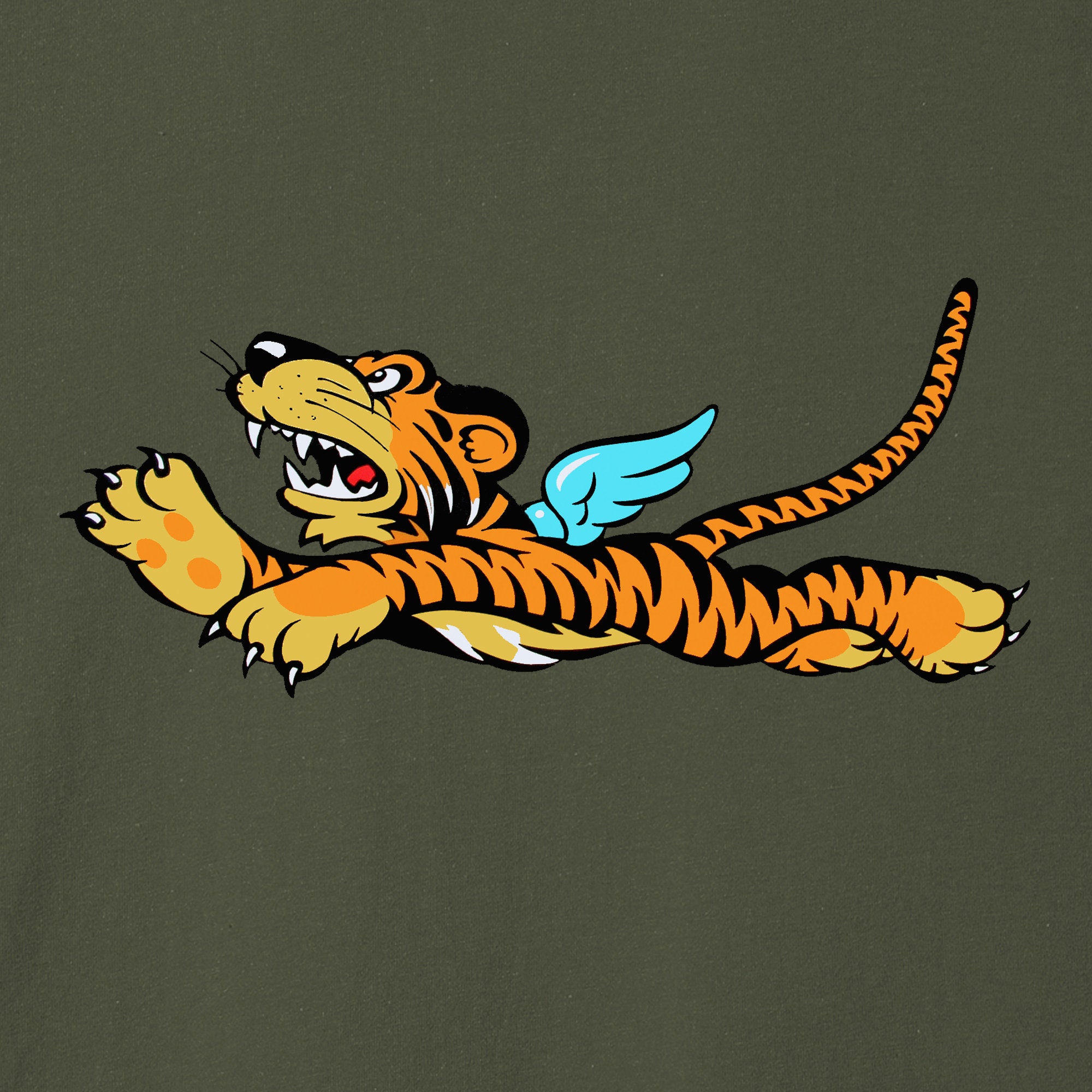 Flying Tiger Line Unisex T-Shirt 1945 Vintage Tigers Airlines Quality Tee  XS-5XL