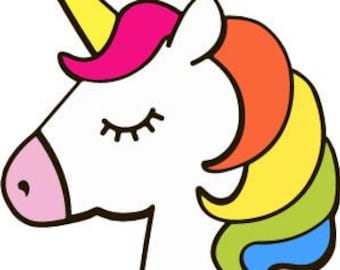 Archivos SVG y PNG de unicornio