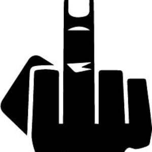 Middle Finger SVG and PNG files