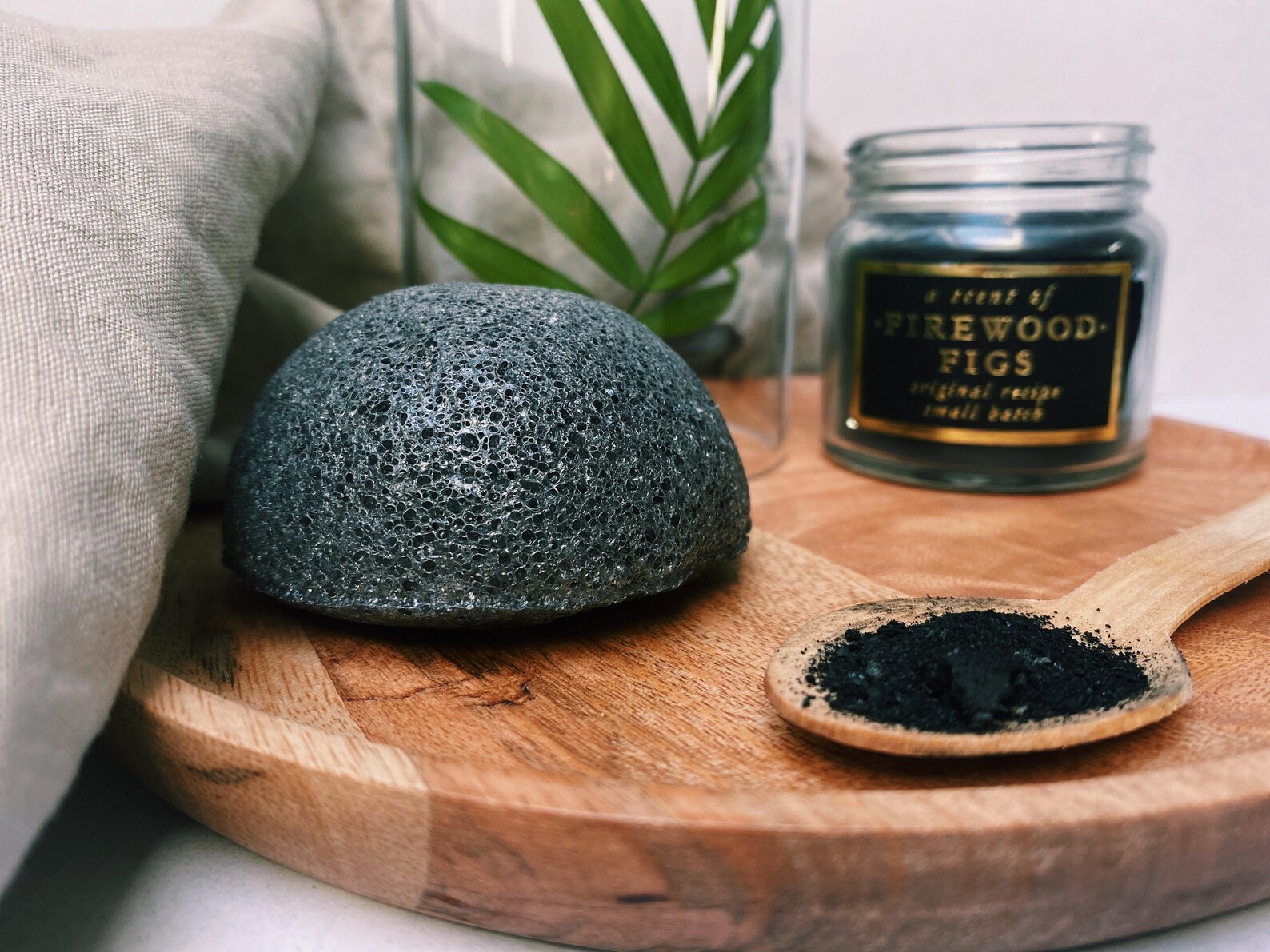 Korean Konjac Sponge Volcanic Scoria Etsy