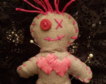 Self Love Poppet Voodoo Doll | strength confidence | intentions | self-care | love spell | amulet | altar ritual | witch wiccan pagan