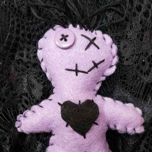 Lavender Anxiety & Calming Poppet Voodoo Doll | stress reliever | sleep well | serenity | positive affirmation | gift | witch physic ability