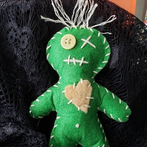 Money & Good Luck Poppet Voodoo Doll | wealth prosperity intentions | new job | lottery | Bingo charm | dream wish | witch | money spell