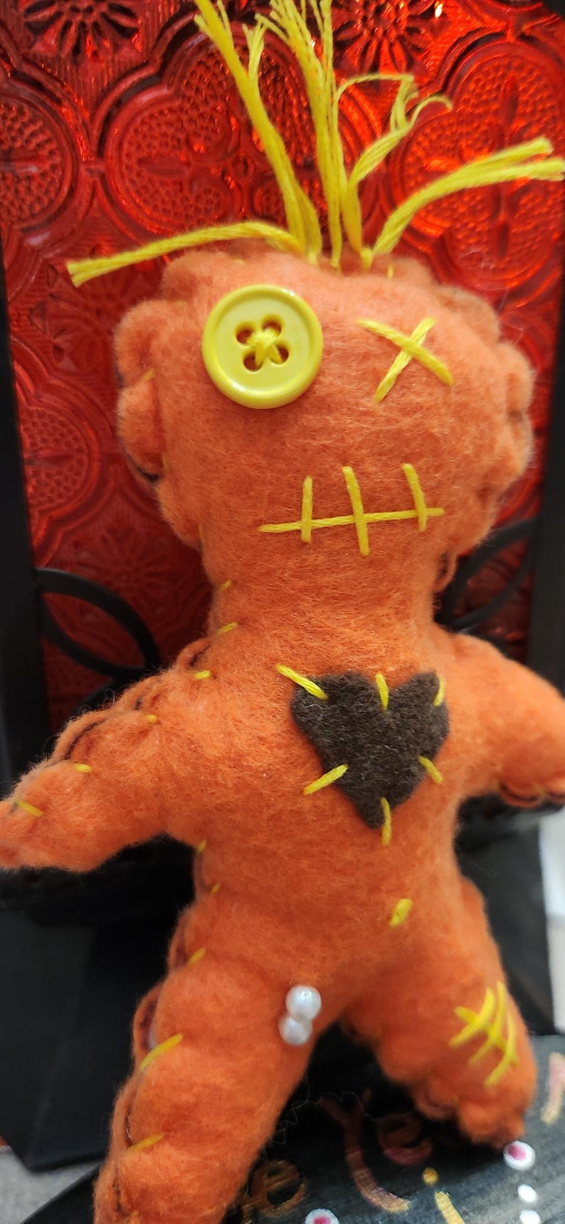 Donald Trump Poppet Voodoo Doll | No Kings | ICE | MAGA | republican party | USA President | Potus | orange ass | cheeto | gag gift bild 4