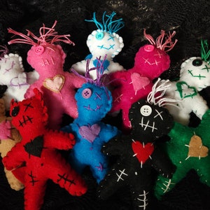 CUSTOM Mojo Poppet Voodoo Doll | positive intentions | witchy gift wish | protection | reverse hex | love relationship | wiccan pagan altar