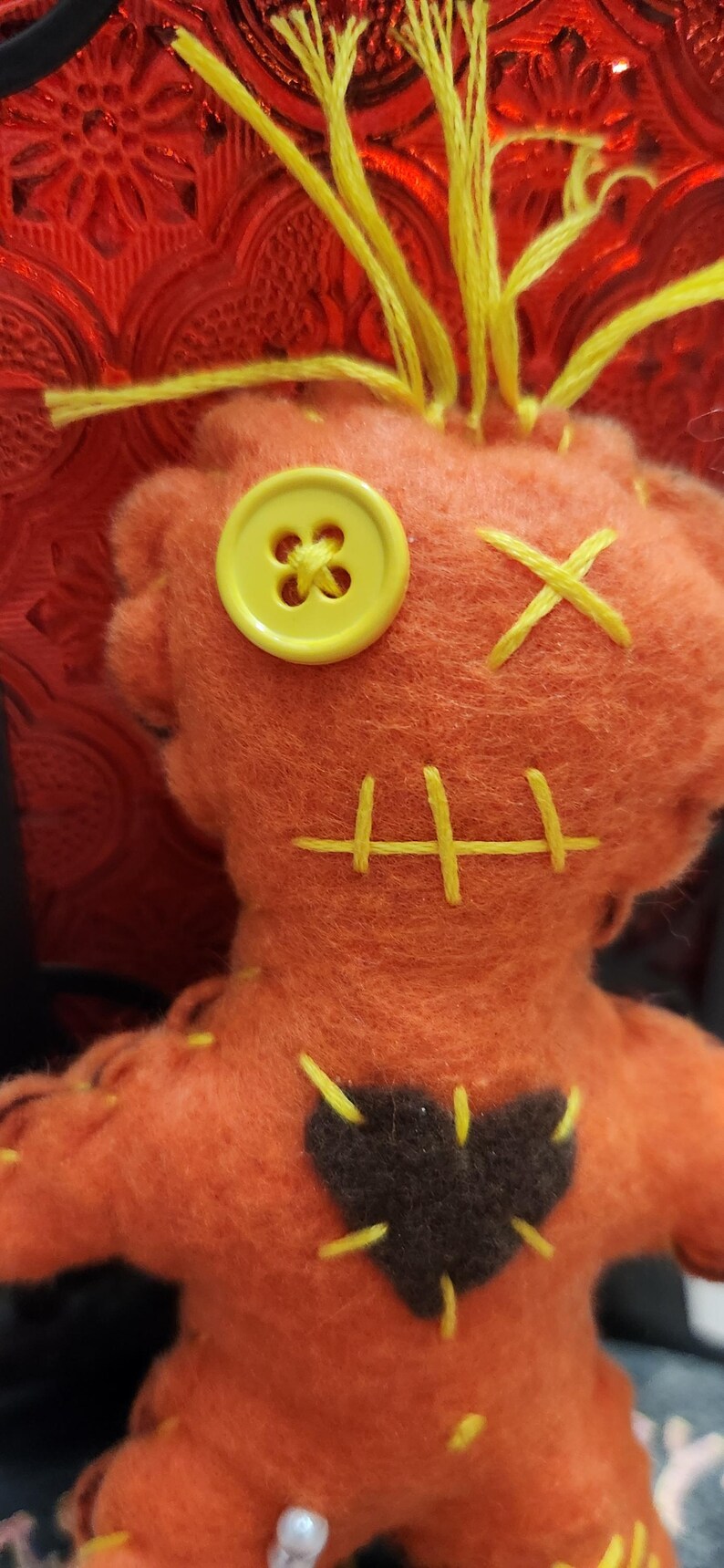 Donald Trump Poppet Voodoo Doll | No Kings | ICE | MAGA | republican party | USA President | Potus | orange ass | cheeto | gag gift bild 5