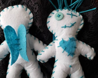 Guardian Angel Poppet Voodoo Doll | Arch Angel of Hope | wellness heath | protection guidance | spirit connection | loss of loved one heaven