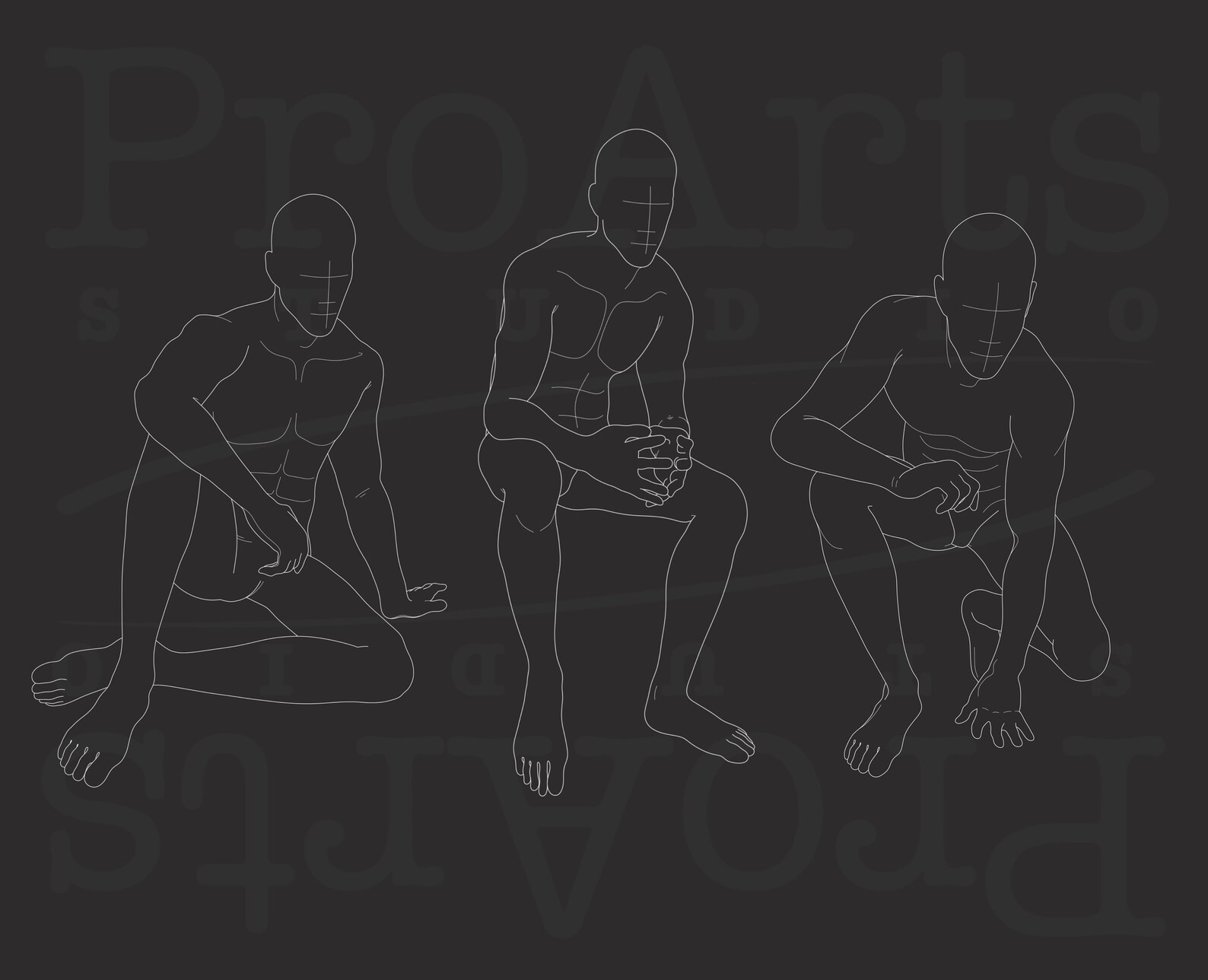 Procreate Figure Guide Stamps | Model Form Stamps Set | Human Form ...
