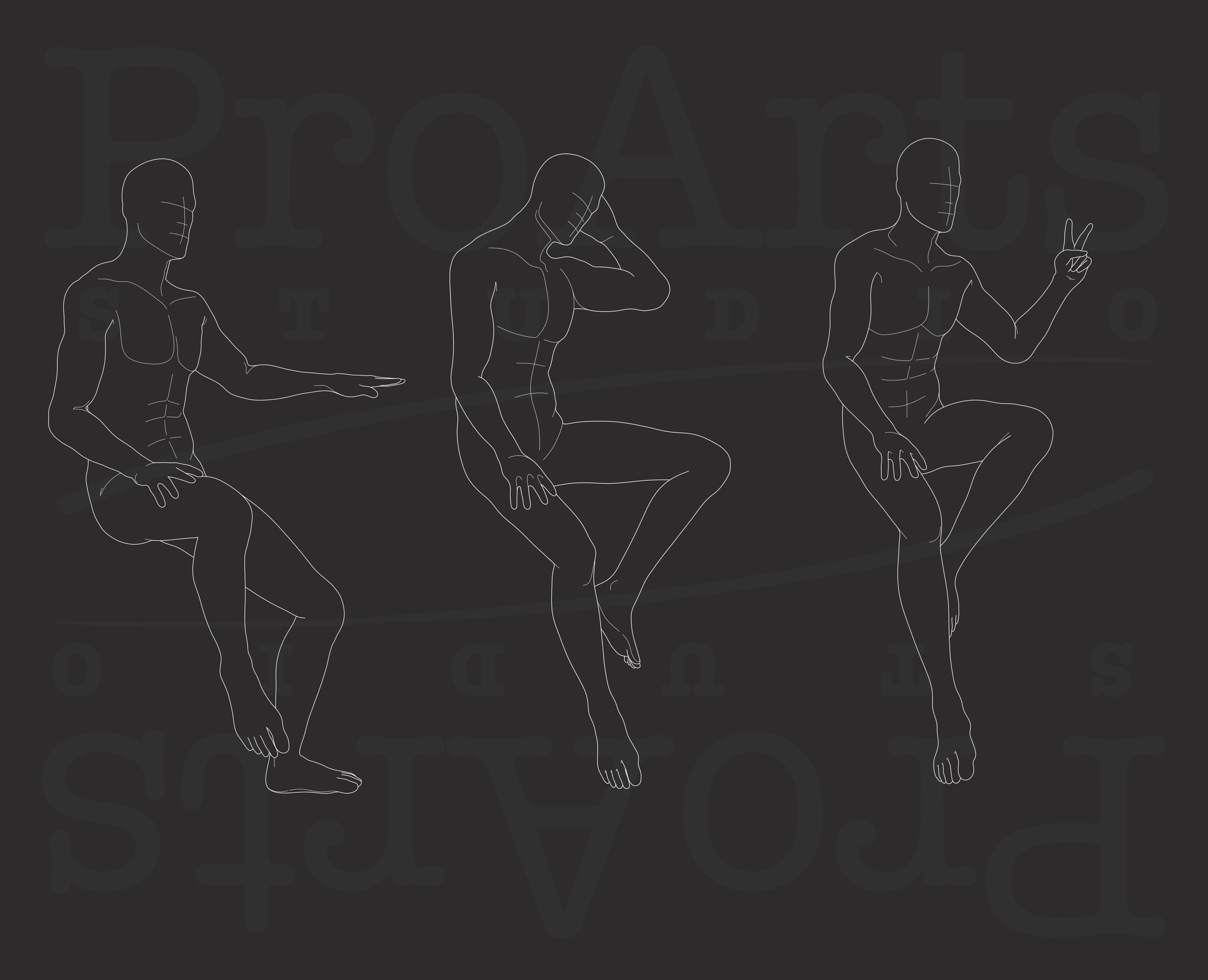 Procreate Figure Guide Stamps | Model Form Stamps Set | Human Form ...
