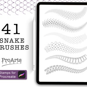 Ensemble de pinceaux Procreate Scales - 1