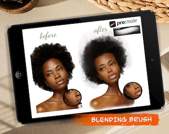 Blending Brushes Procreate. Blender Hair. Procreate Realistic Portrait. Procreate Skin Brushes. Procreate Blender