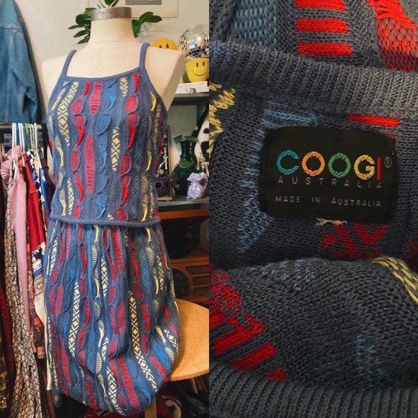 Vintage Coogi Sweater Matching Set Skirt and Tank top