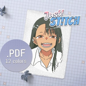 Nagatoro-Kreuzstichmuster | Anime-Stickmuster pdf