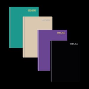 2026-2027 Academic A5 Week to view Diary School Office Mid Year Teacher Hardback