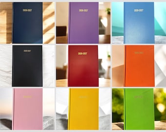 2026-2027 A5 Academic Day A Page  Hardback Diary: Teacher Student Planner & Organizer