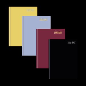 2026-2027 Bright Academic Hardback A5 Day  A Page  Diary Mid Year School teacher, Planner Year Organizer Lined Dairies