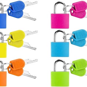 4 X 23mm Mini Small Padlock Home Door Travel Suitcase Luggage Bag Lock Padlocks