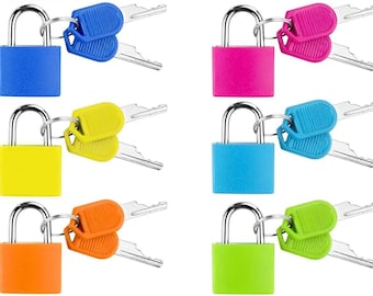 4 X 23mm Mini Small Padlock Home Door Travel Suitcase Luggage Bag Lock Padlocks