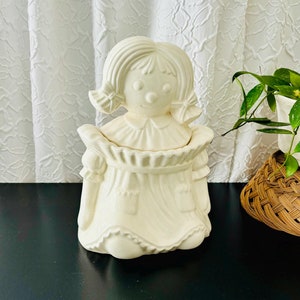 Vintage Royal Sealy Raggedy Ann Cookie Jar, Cookie Jar, Vintage Cookie Jar, Vintage Pottery, Farmhouse Kitchen, Kitschy Kitchen Decor