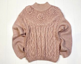 Hippie Rose Sweater - Etsy