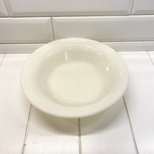 Vintage Federal Glass Large Serving Bowl, Opalescent Glass Bowl, Vintage Federal Glassware, Vintage Milk Glass, White Federal Glass Bowl