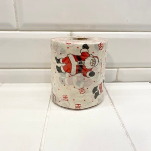 Rotolo di carta igienica vintage Amscan Christmas Babbo Natale, Nuovo nella confezione, Carta igienica natalizia vintage, Natale kitsch, Carta igienica di Babbo Natale