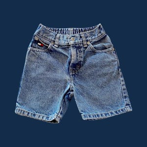 Vintage Tommy Hilfiger Toddler Jean Shorts, 90s Denim, Size 6