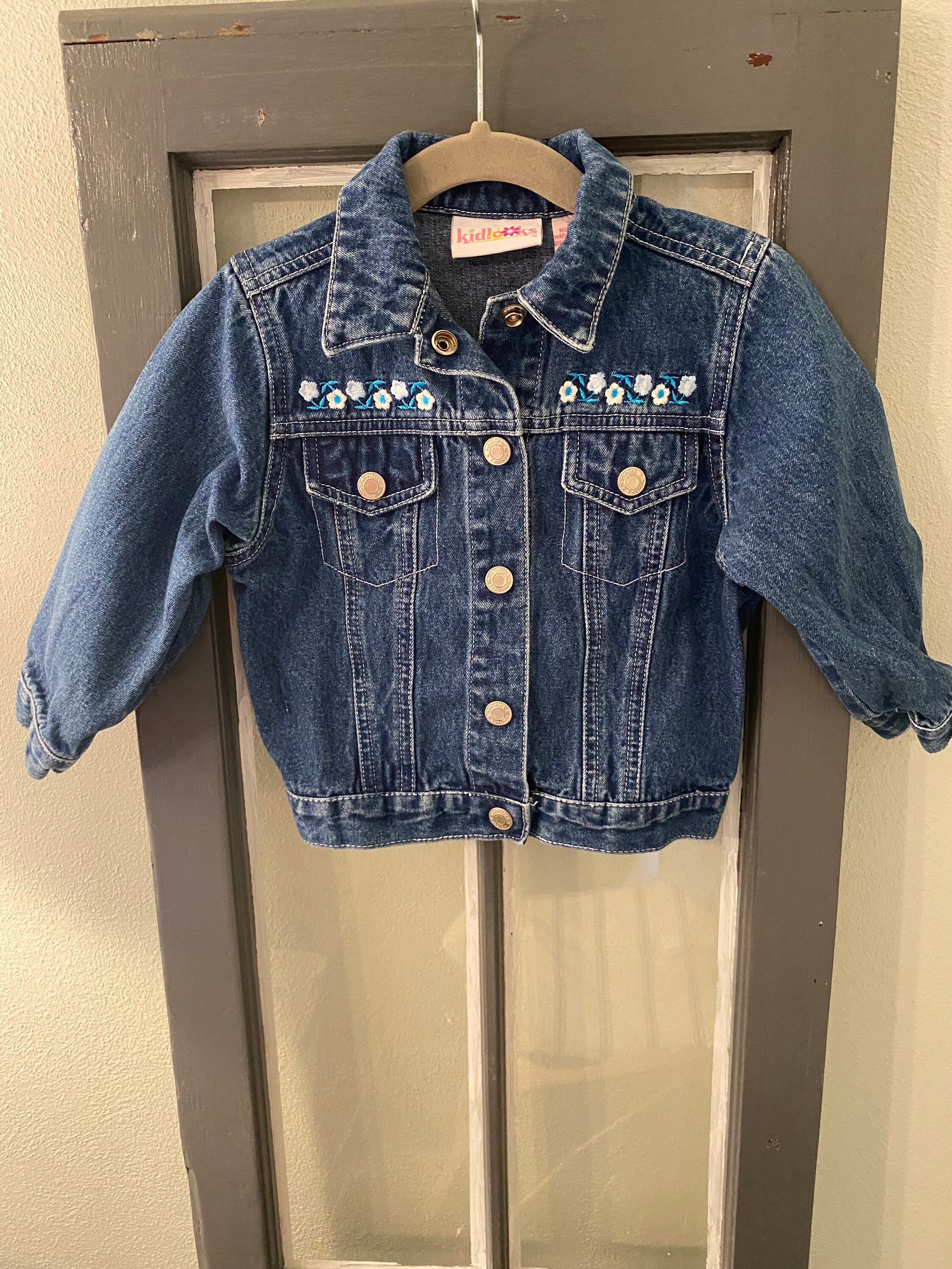 Vintage Toddler Denim Jacket 24M Etsy