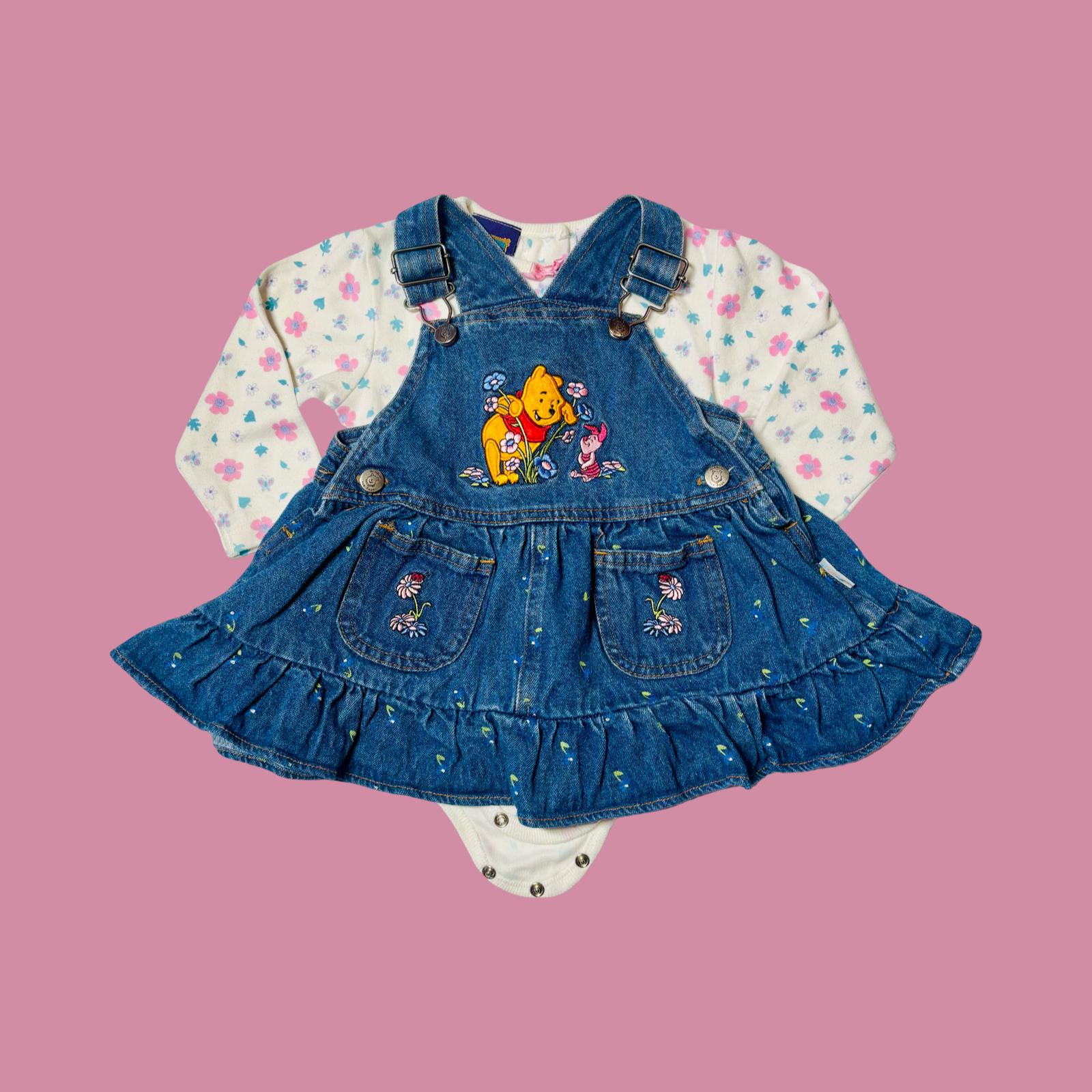 Denim Pooh Dress - Etsy
