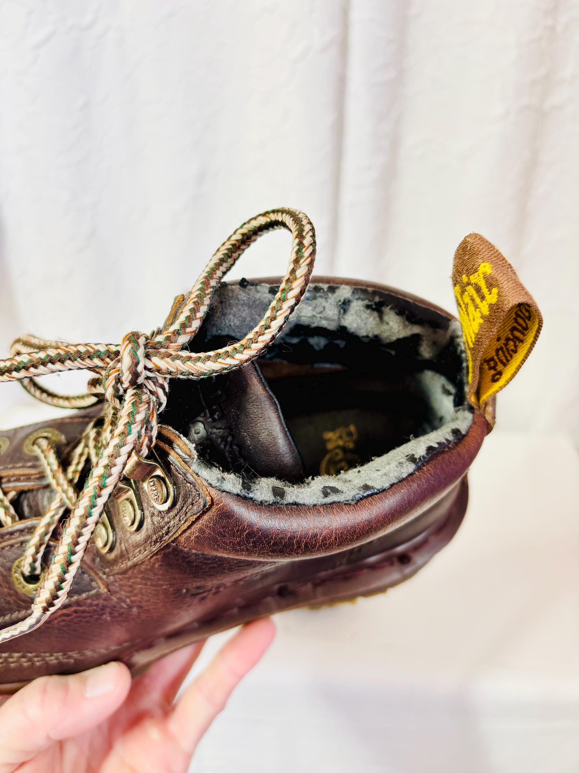 Vintage Doc Martens 8287 Leather Boots, Made in England, Size 6
