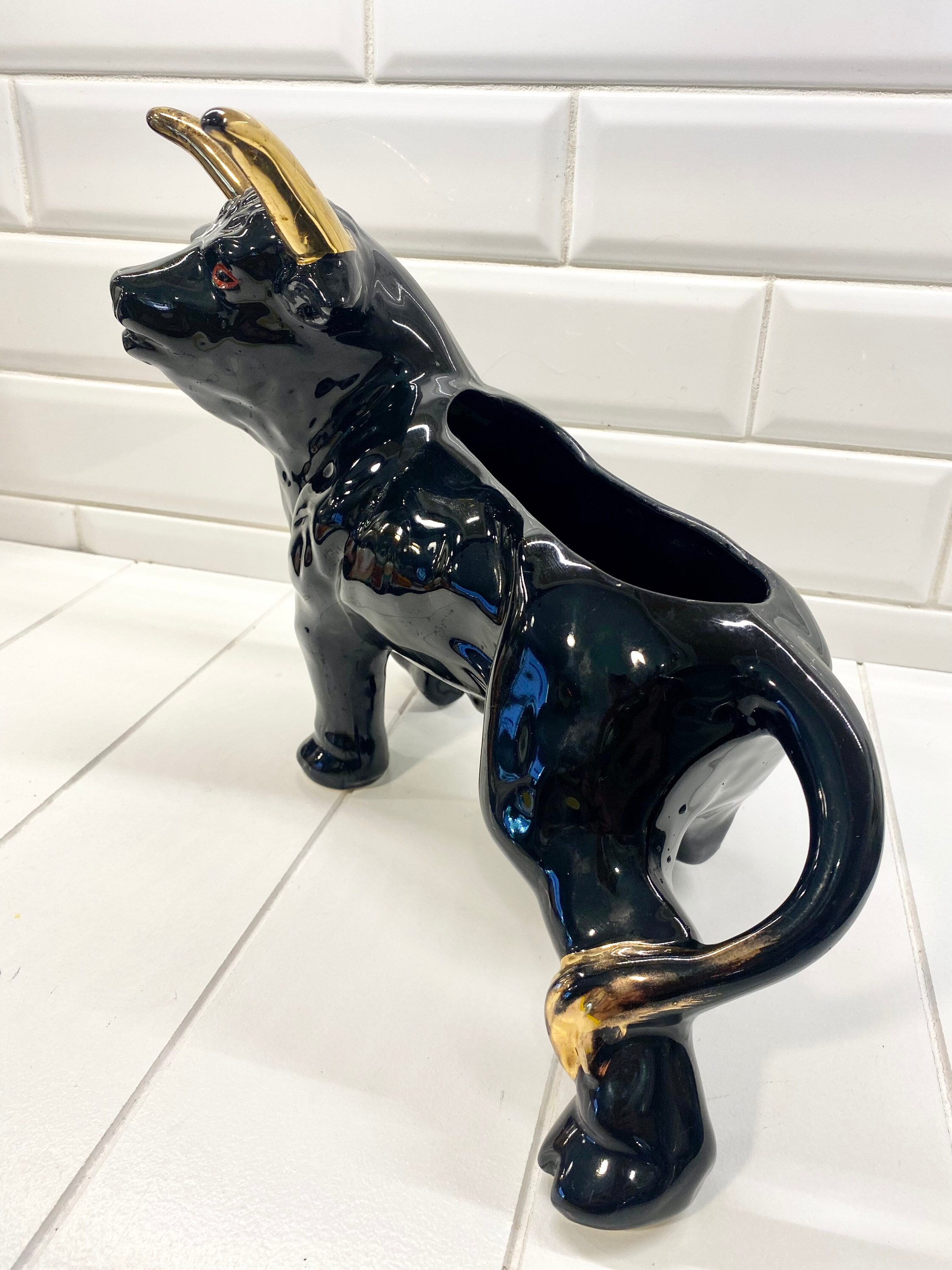 1950's ヴィンテージ ブラックパンサー プランター
